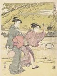 Shinobazu by Torii Kiyonaga