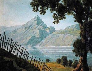 View of Lake Bourget by Louise Cochelet
