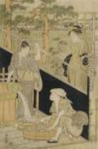 A Sheet From An Oban Triptych