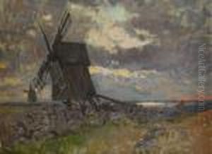 Landskap Med Vaderkvarn