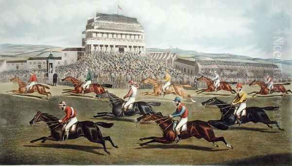 The Liverpool Grand National Steeplechase - Coming In, published 1872 by Charles Hunt and Son
