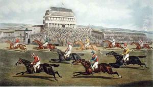 The Liverpool Grand National Steeplechase - Coming In, published 1872 by Charles Hunt and Son
