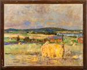 "aftonsol". Signed. Dated 1920