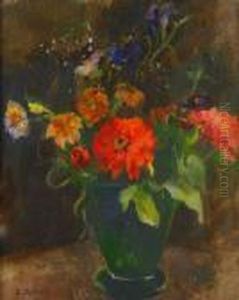 Blomsterstilleben by Esther Kjerner