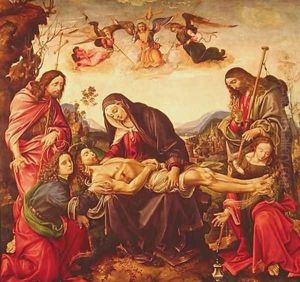 The Lamentation of Christ by Raphaello del Garbo Capponi