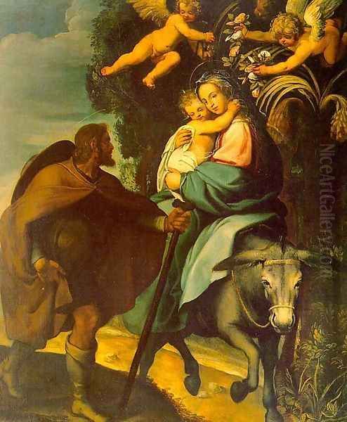 The Flight into Egypt - view 1