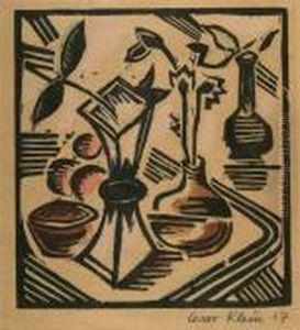 Stillleben. 1917 by Cesar Klein