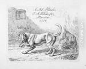 Zweite Folge Von Sechs Blatt Hunde by Johan Adam Klein