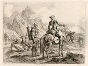 Auf Der Scheideck by Johan Adam Klein