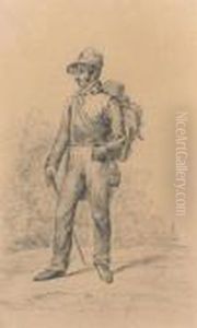Portrait Of The Painter Reinhold On A Journey Portrait Of The Painter Reinhold On A Journey