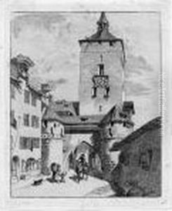Ausgezeichneter Druck Mit Randchen by Johan Adam Klein