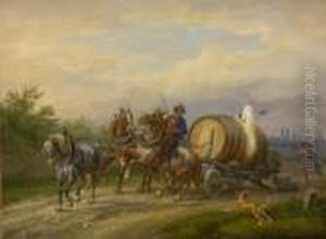 Verungluckter Biertransport Vor Den Toren Munchens.