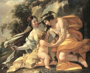 Venus, Mercury and Cupid ('The School of Love') by Nicolas Chaperon