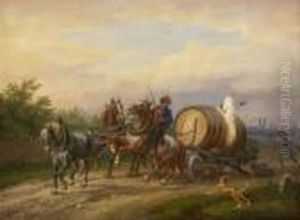 Verungluckter Biertransport Vor
 Den Toren Munchens.