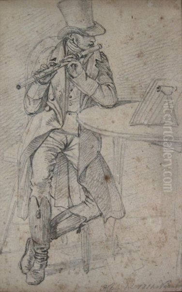 Flute Player - view 1