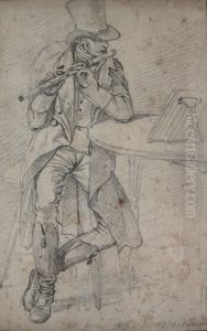 Flute Player by Johann Adam Klein