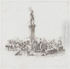 Kindlifresserbrunnen In Bern by Johann Adam Klein