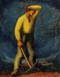 Hewer Man In Nagybanya by Jozsef Klein