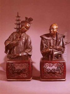Epoux Chinois, A Pair of Busts (The Chinese Couple, A Pair of Busts)