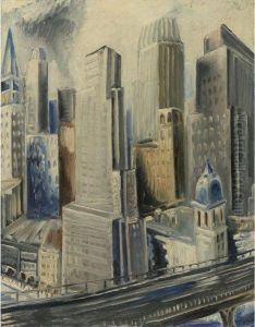 Blick Auf Manhattan by Paul Kleinschmidt