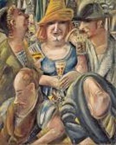 "betrunkene Gesellschaft" by Paul Kleinschmidt