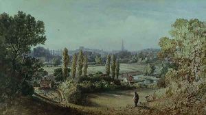 Norwich from Crown Point, 1868 by John Joseph Cotman