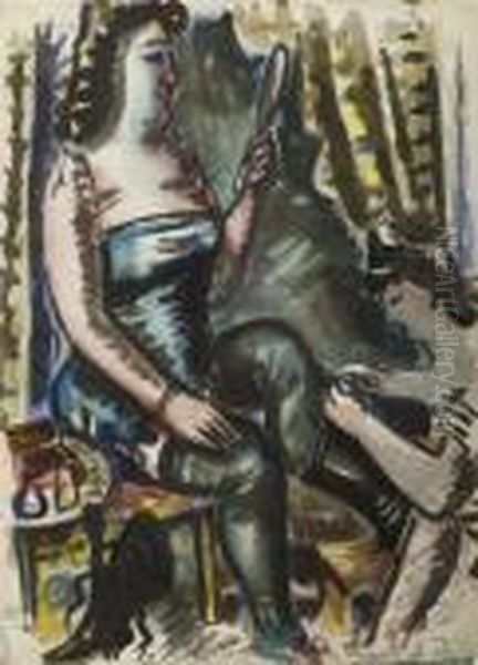 In Der Garderobe. 1944. (in The Vestibule) - view 1