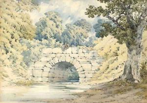 Watching the calm waters by John Joseph Cotman