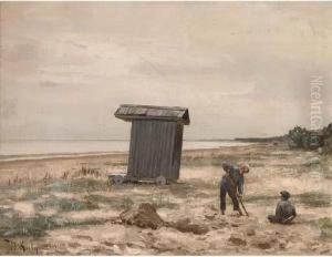 On The Beach by Iulii Iul'evich (Julius) Klever