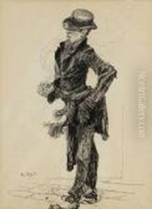 Rauchender Stenz. by Heinrich Kley