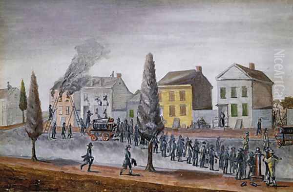 Fighting a Fire - view 1