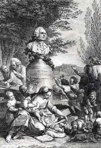 Frontispiece to 'Emile' by Jean-Jacques Rousseau (1712-78) c.1780 by Cochin, Charles Nicolas II
