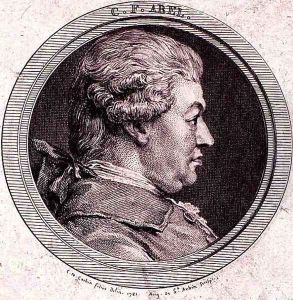 Carl Friedrich Abel (1723-87) 1781 by Cochin, Charles Nicolas II