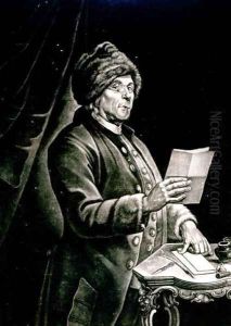 Portrait of Benjamin Franklin, 1777 by Cochin, Charles Nicolas II