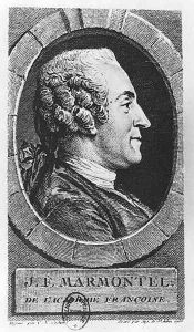 Portrait of Jean Francois Marmontel (1723-99), 1765 by Cochin, Charles Nicolas II