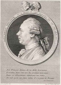 Portrait of Francois-Andre-Danica Philidor (1726-95) 1772 by Cochin, Charles Nicolas II