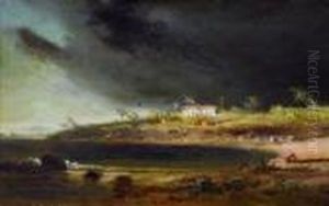 Sturm Uber Missionshaus An Der Kuste Von Senegambien (senegal)