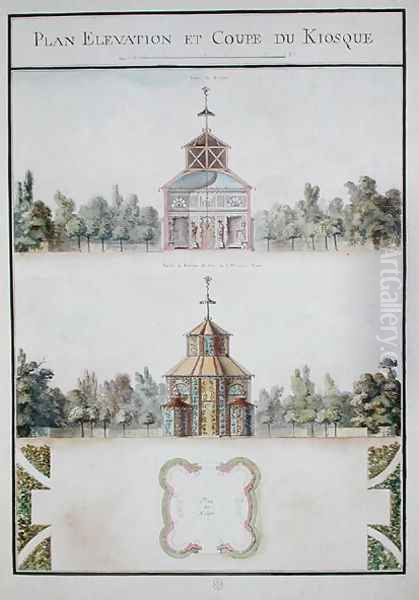 View of a kiosk, from 'Atlas du Comte du Nord', 1784 - view 1