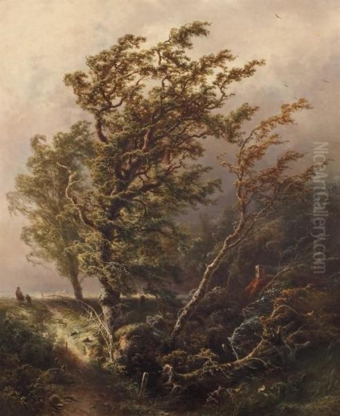 Trees In Stormy Weather - view 1