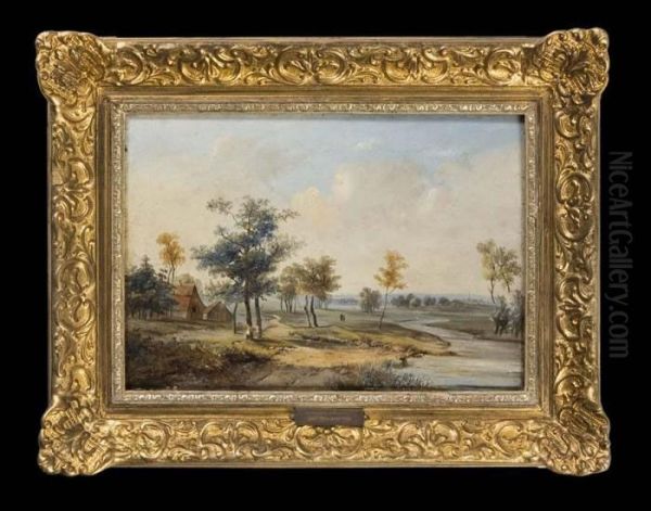 Weite Romantische Fluslandschaft - view 1