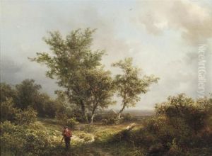 A Wanderer On A Sandy Track