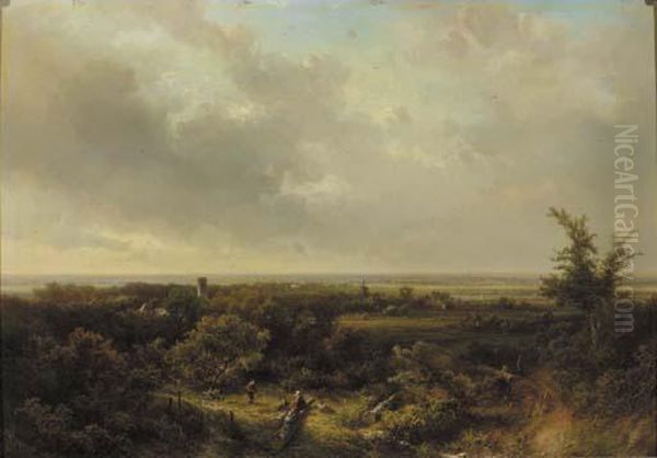 A Panoramic Landscape, Haarlem In The Distance - view 1