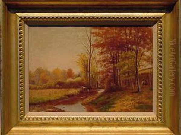 Autumn River Landscape - view 1