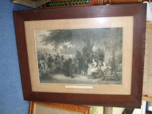 'la Cinquantaine' And 'la Veille Des Noces' by Ludwig Knaus
