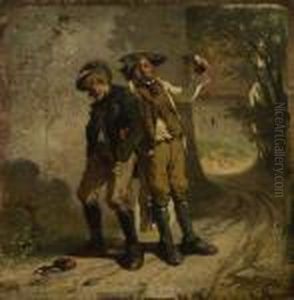 Zwei Zecher Auf Dem
 Heimweg.