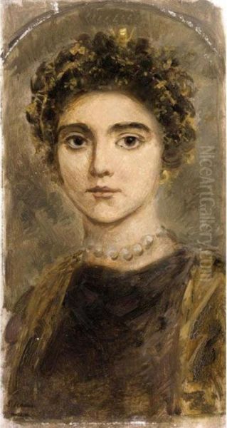 Head Of A Roman Girl - view 1