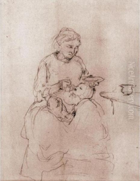 Feeding The Baby - view 1