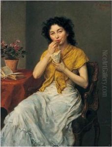 Die Naschkatze (the Sweet Tooth) by Ludwig Knaus