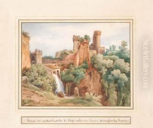 La Rocca Dei Borgia A Nepi by Franz Knebel