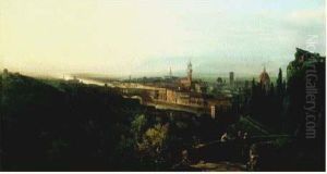 Vue De Florence by Franz Knebel